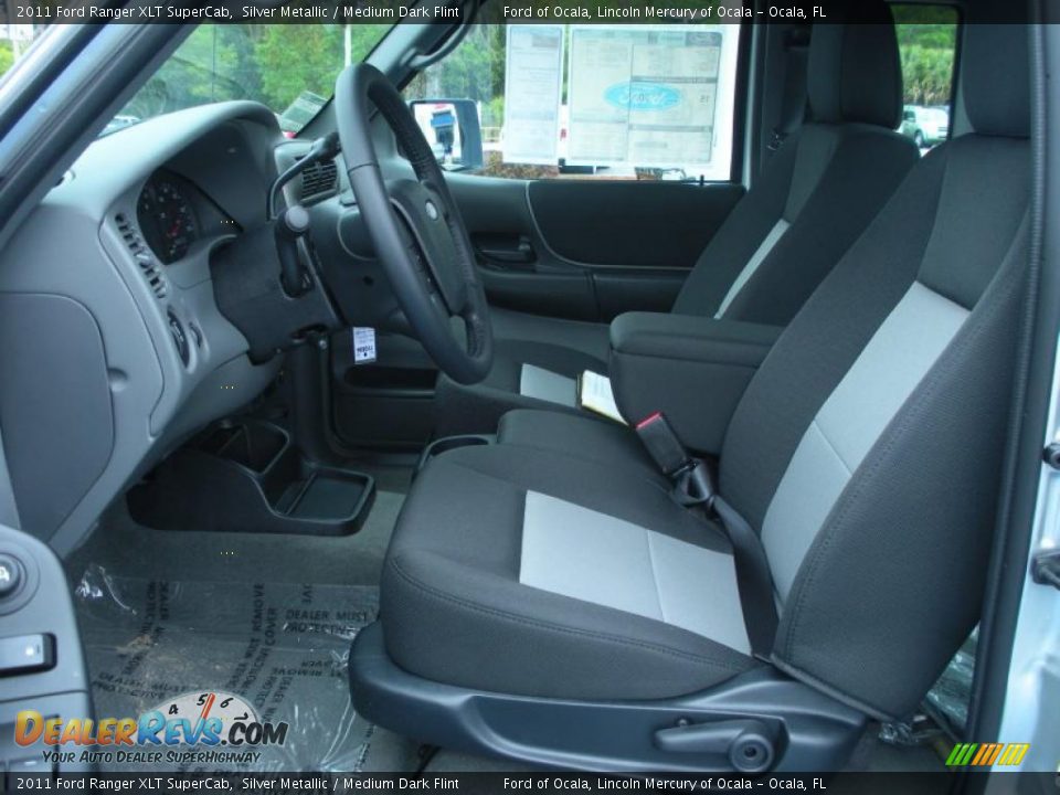 Medium Dark Flint Interior - 2011 Ford Ranger XLT SuperCab Photo #5