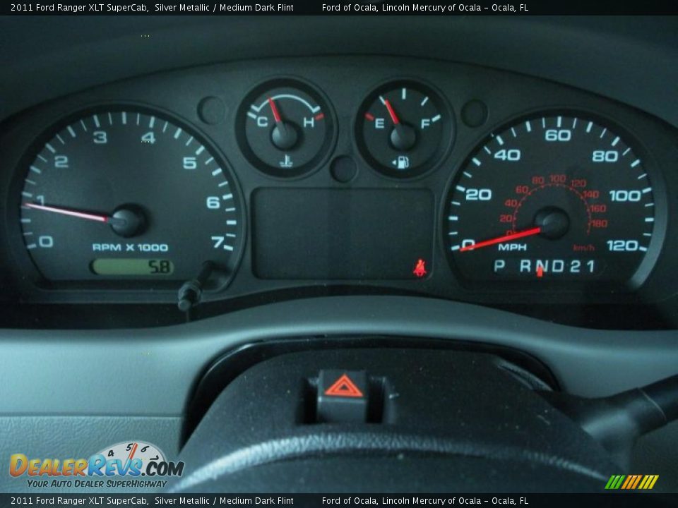 2011 Ford Ranger XLT SuperCab Gauges Photo #8