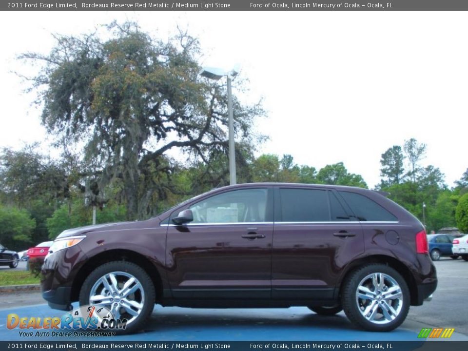2011 Ford Edge Limited Bordeaux Reserve Red Metallic / Medium Light Stone Photo #2