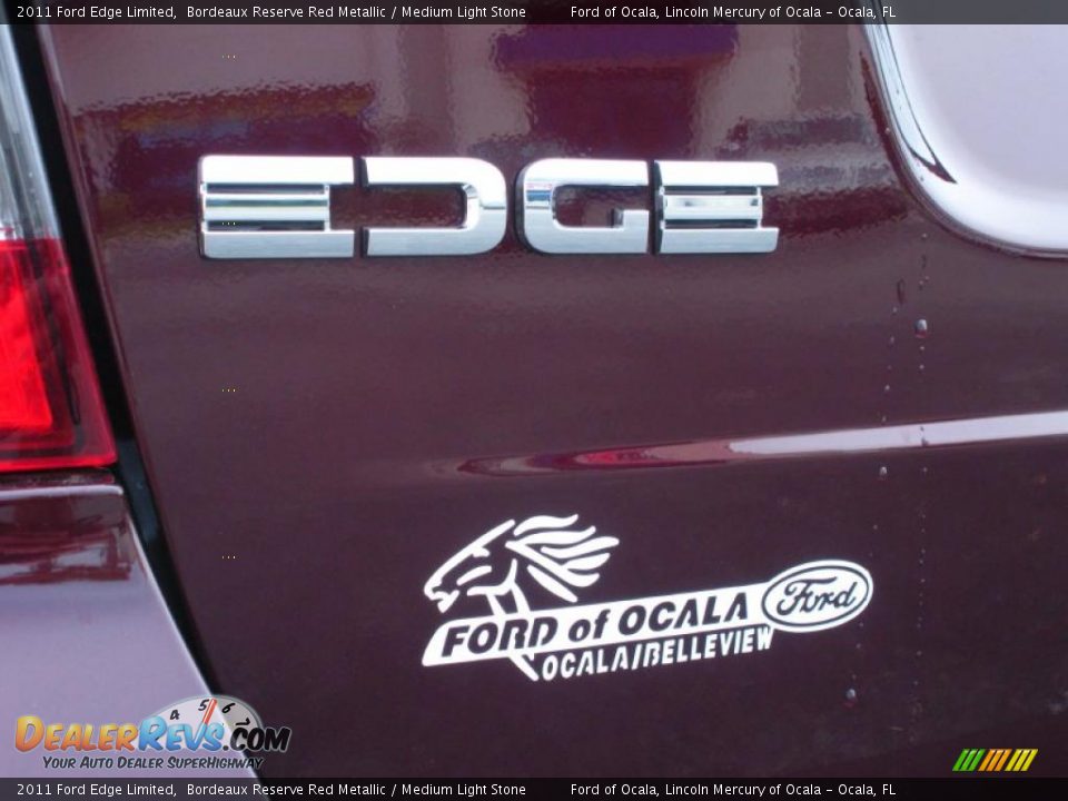 2011 Ford Edge Limited Bordeaux Reserve Red Metallic / Medium Light Stone Photo #4