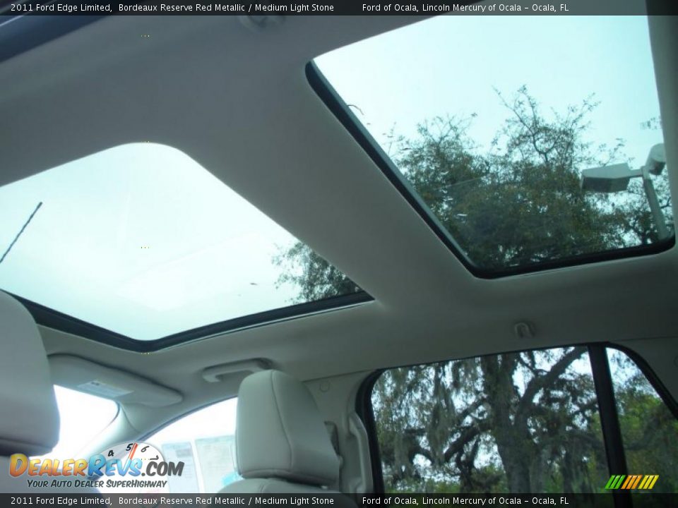 2011 Ford Edge Limited Bordeaux Reserve Red Metallic / Medium Light Stone Photo #7