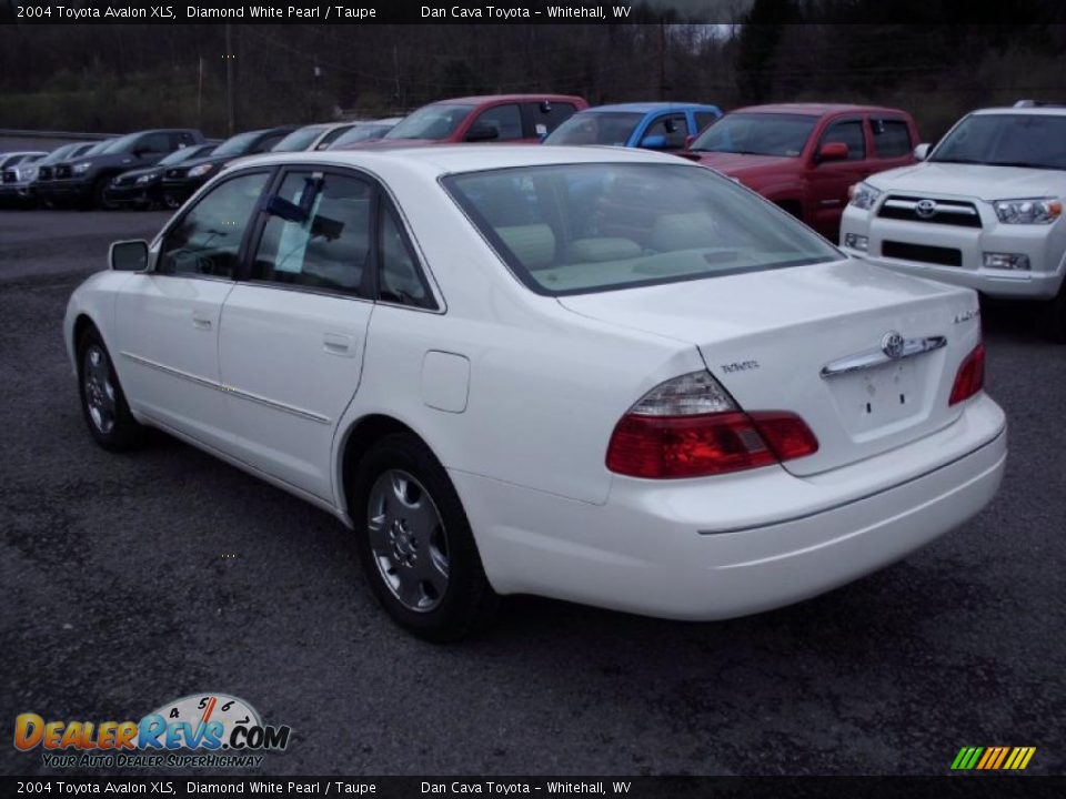 2004 Toyota Avalon XLS Diamond White Pearl / Taupe Photo #4