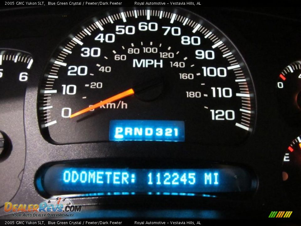 2005 GMC Yukon SLT Blue Green Crystal / Pewter/Dark Pewter Photo #17