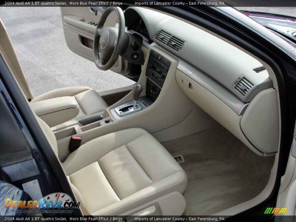 Beige Interior 2004 Audi A4 1 8t Quattro Sedan Photo 11