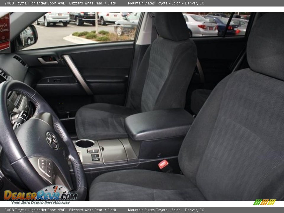 2008 Toyota Highlander Sport 4WD Blizzard White Pearl / Black Photo #9