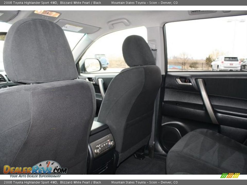 2008 Toyota Highlander Sport 4WD Blizzard White Pearl / Black Photo #10