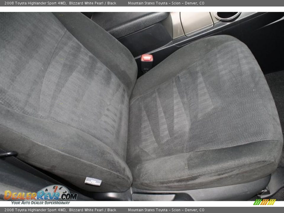 2008 Toyota Highlander Sport 4WD Blizzard White Pearl / Black Photo #12