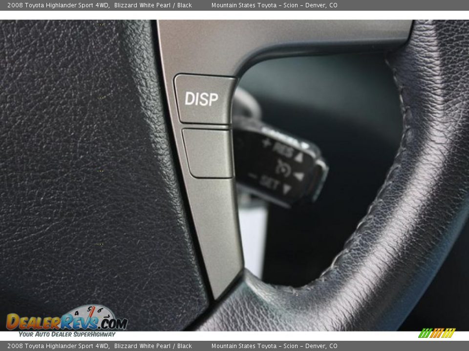 2008 Toyota Highlander Sport 4WD Blizzard White Pearl / Black Photo #18