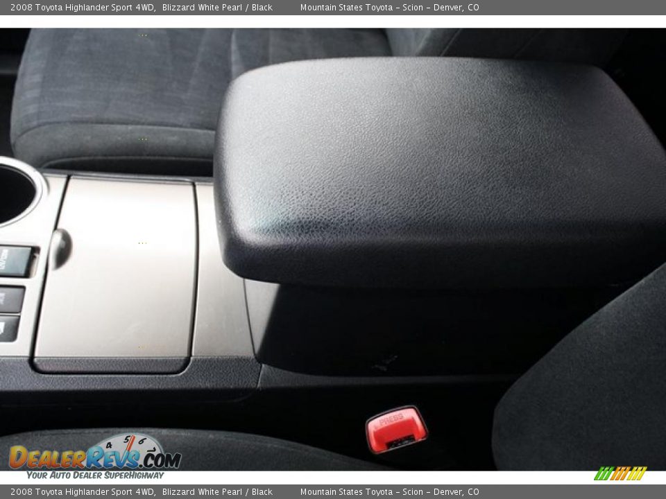 2008 Toyota Highlander Sport 4WD Blizzard White Pearl / Black Photo #23