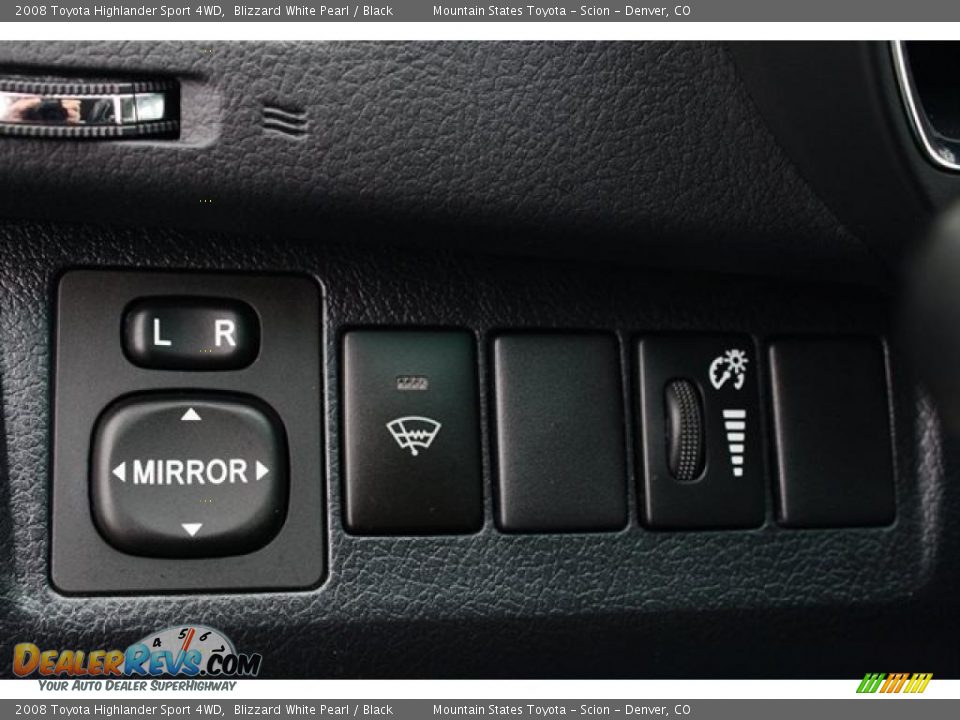 2008 Toyota Highlander Sport 4WD Blizzard White Pearl / Black Photo #24