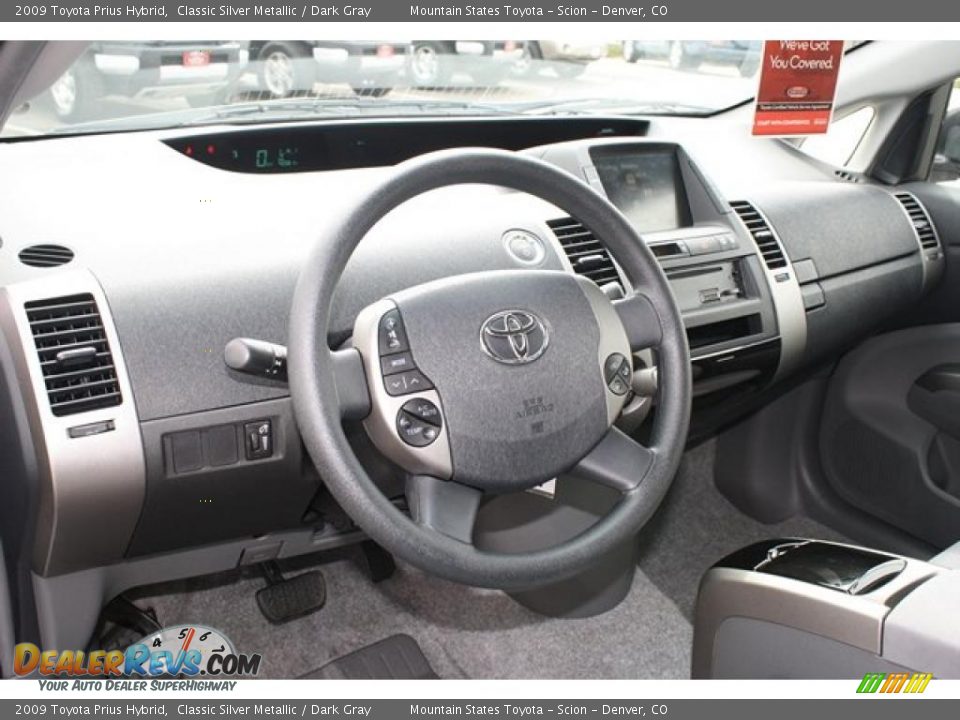 2009 Toyota Prius Hybrid Classic Silver Metallic / Dark Gray Photo #8