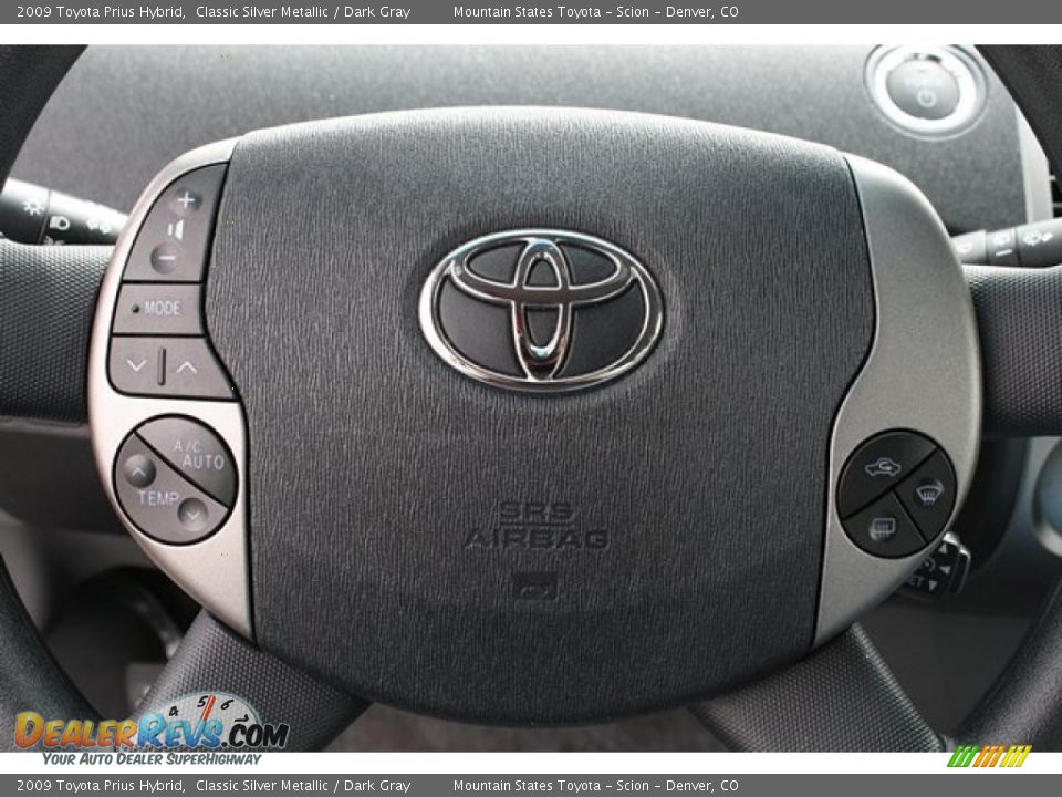 2009 Toyota Prius Hybrid Classic Silver Metallic / Dark Gray Photo #16