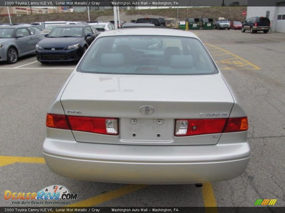 2000 Toyota Camry XLE V6 Lunar Mist Metallic / Gray Photo #6