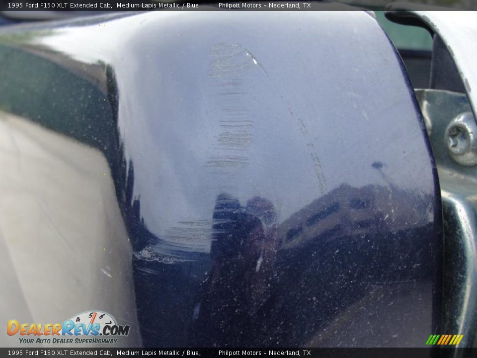 1995 Ford F150 XLT Extended Cab Medium Lapis Metallic / Blue Photo #33