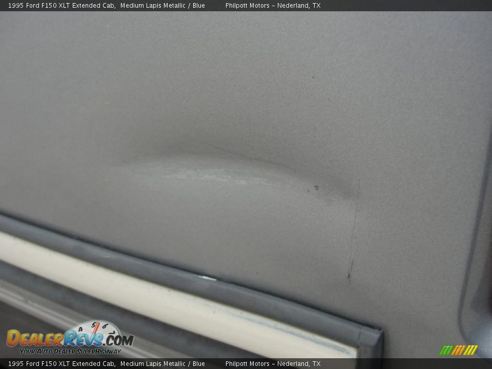 1995 Ford F150 XLT Extended Cab Medium Lapis Metallic / Blue Photo #36