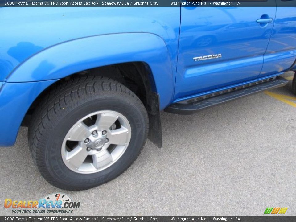 2008 Toyota Tacoma V6 TRD Sport Access Cab 4x4 Speedway Blue / Graphite Gray Photo #3