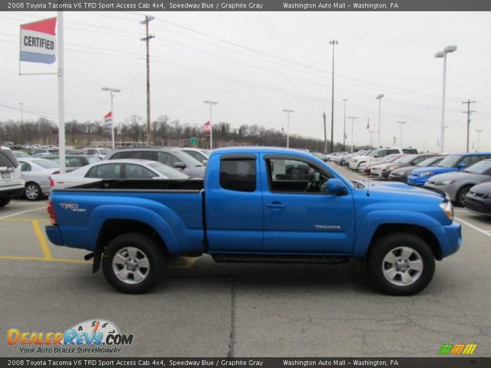 Speedway Blue 2008 Toyota Tacoma V6 TRD Sport Access Cab 4x4 Photo #8