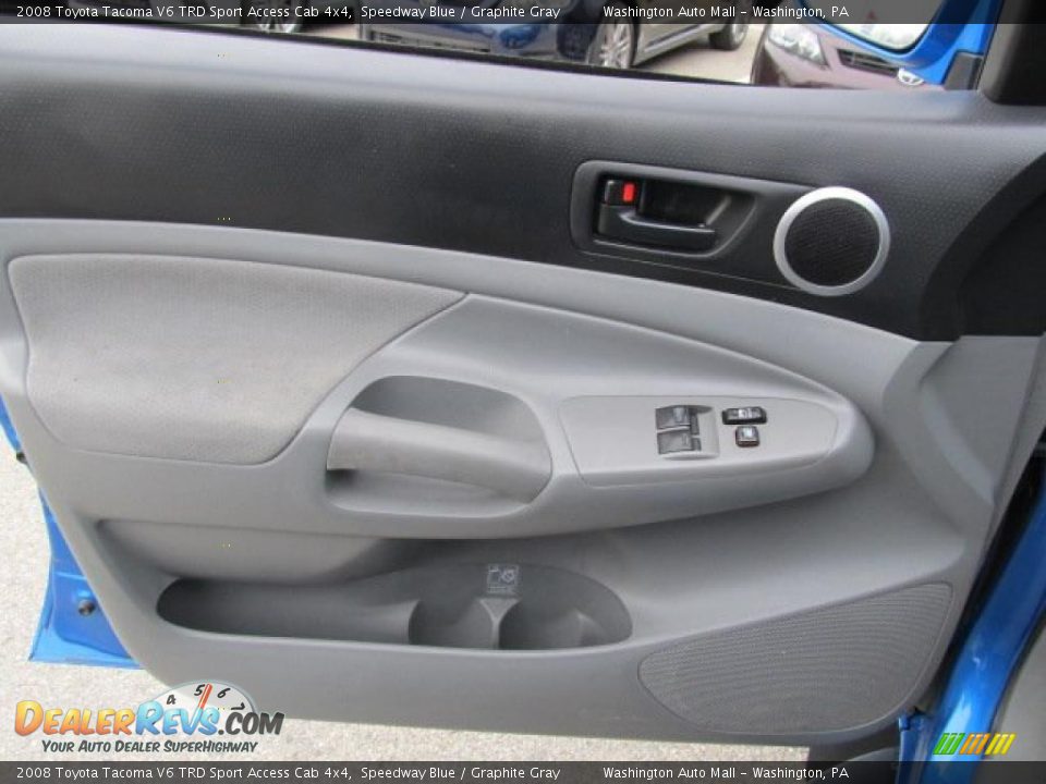 Door Panel of 2008 Toyota Tacoma V6 TRD Sport Access Cab 4x4 Photo #16