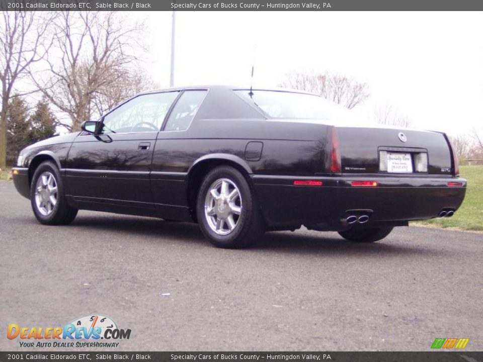 2001 Cadillac Eldorado ETC Sable Black / Black Photo #7