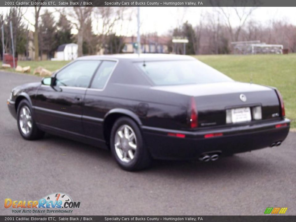 2001 Cadillac Eldorado ETC Sable Black / Black Photo #8