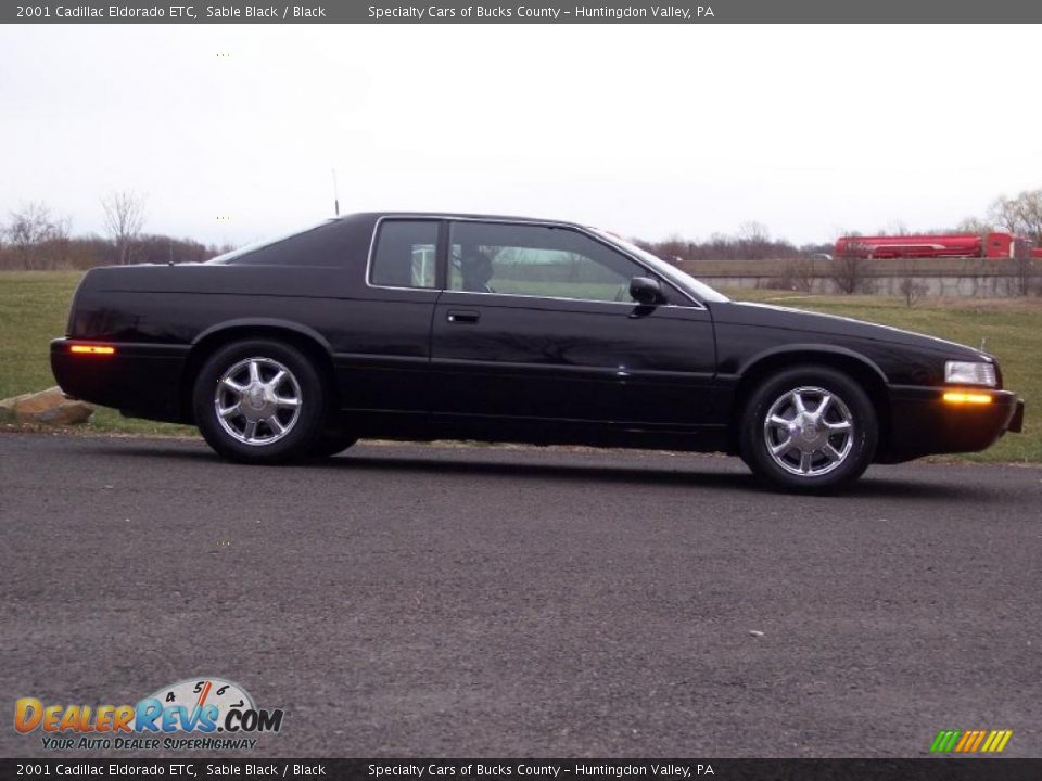 2001 Cadillac Eldorado ETC Sable Black / Black Photo #13