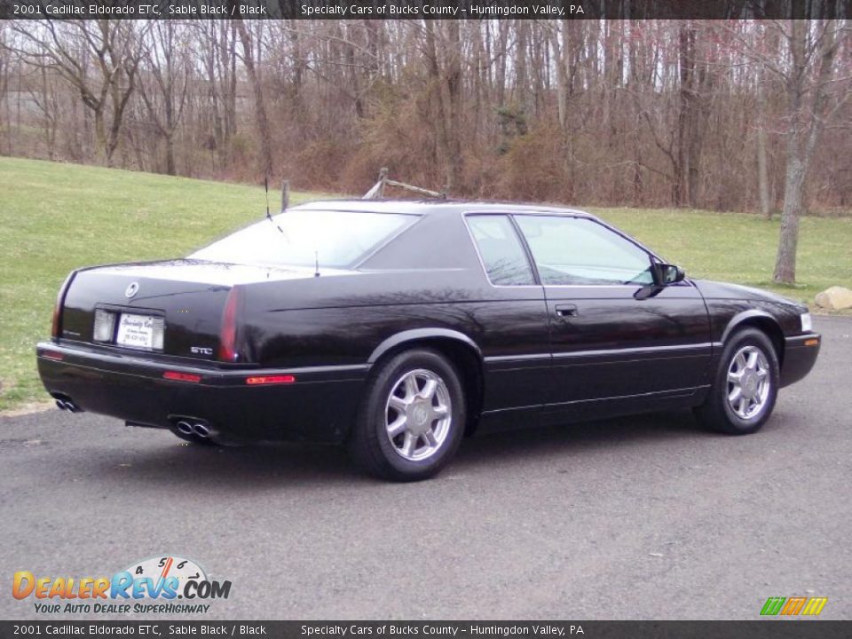 2001 Cadillac Eldorado ETC Sable Black / Black Photo #15