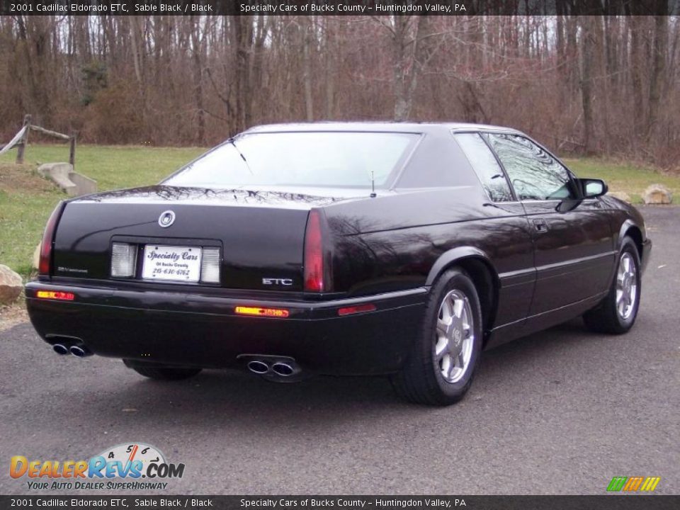 2001 Cadillac Eldorado ETC Sable Black / Black Photo #16