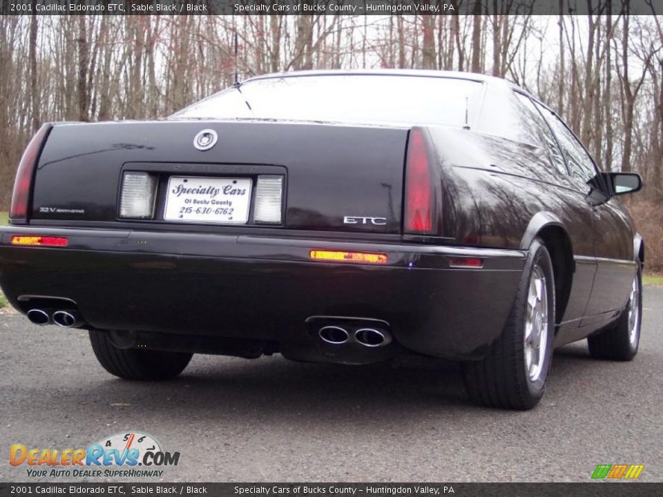 2001 Cadillac Eldorado ETC Sable Black / Black Photo #17