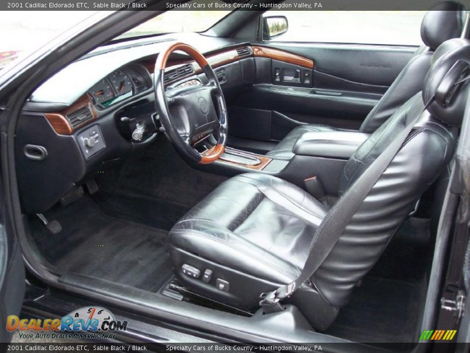 Black Interior - 2001 Cadillac Eldorado ETC Photo #28