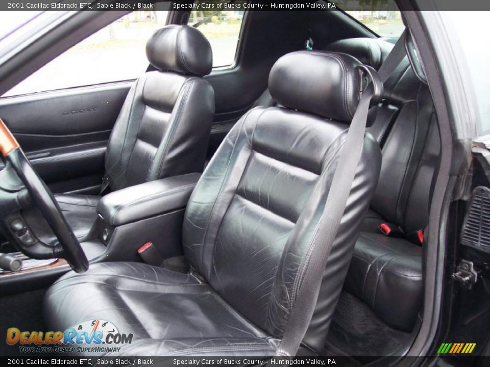 Black Interior - 2001 Cadillac Eldorado ETC Photo #29