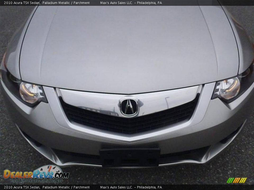 2010 Acura TSX Sedan Palladium Metallic / Parchment Photo #14