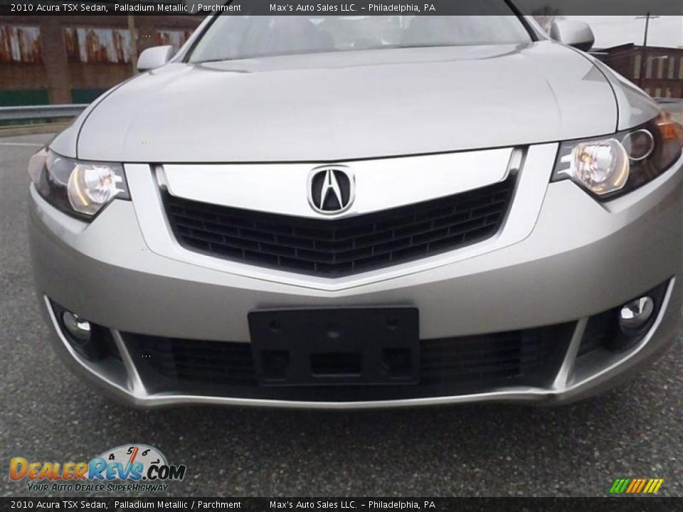 2010 Acura TSX Sedan Palladium Metallic / Parchment Photo #15