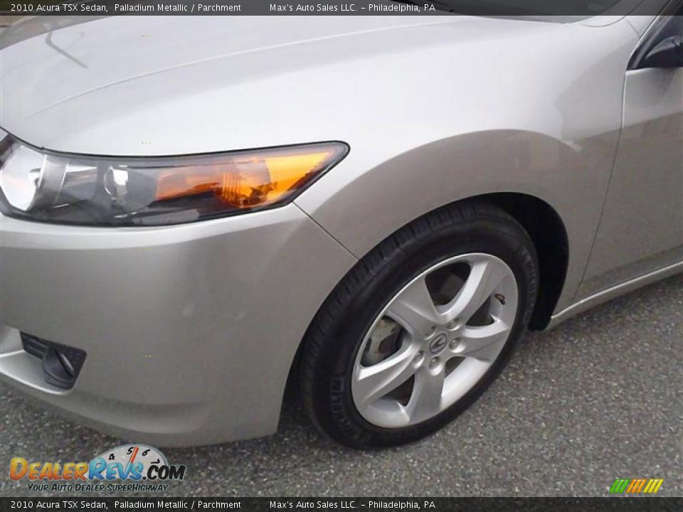 2010 Acura TSX Sedan Palladium Metallic / Parchment Photo #16