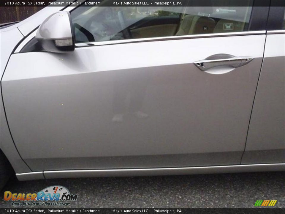 2010 Acura TSX Sedan Palladium Metallic / Parchment Photo #17