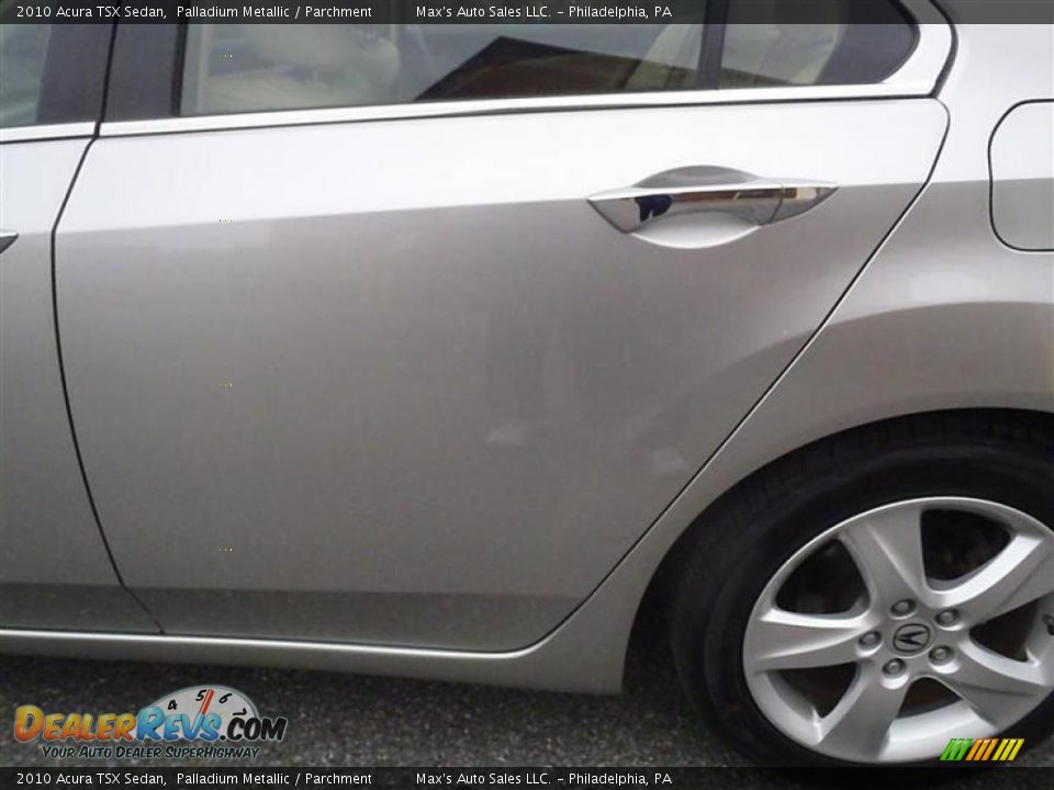 2010 Acura TSX Sedan Palladium Metallic / Parchment Photo #18