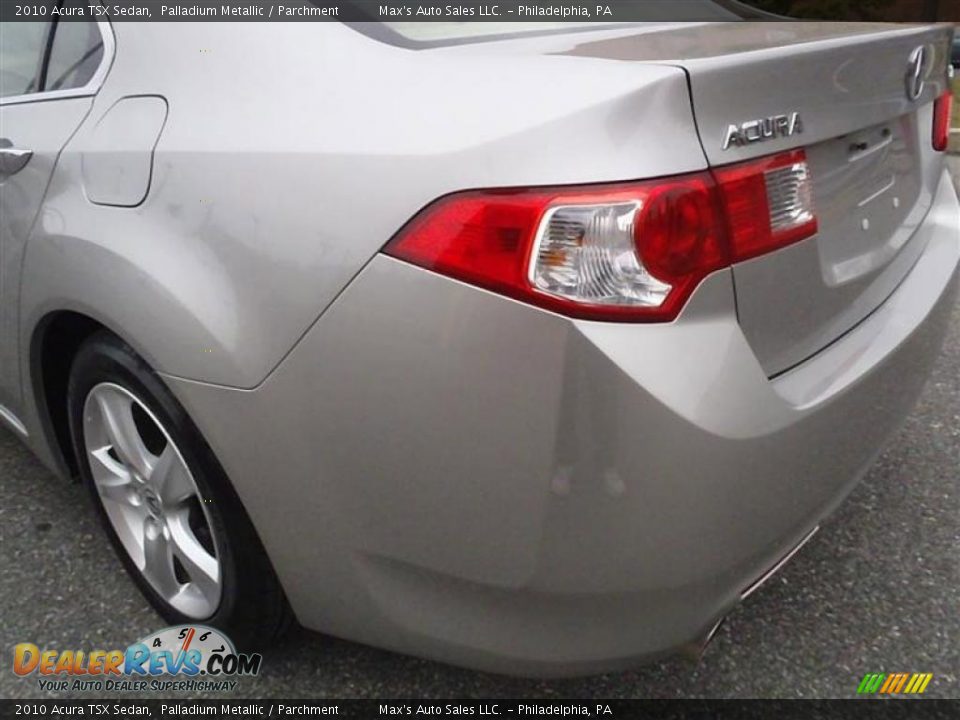2010 Acura TSX Sedan Palladium Metallic / Parchment Photo #19