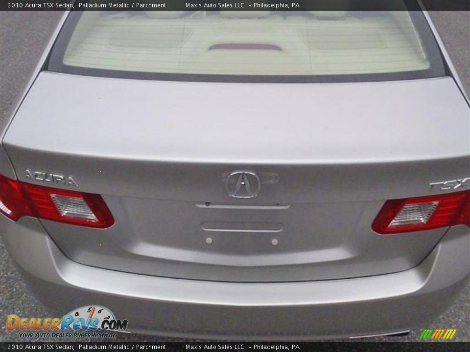 2010 Acura TSX Sedan Palladium Metallic / Parchment Photo #21