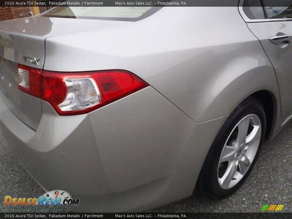 2010 Acura TSX Sedan Palladium Metallic / Parchment Photo #22
