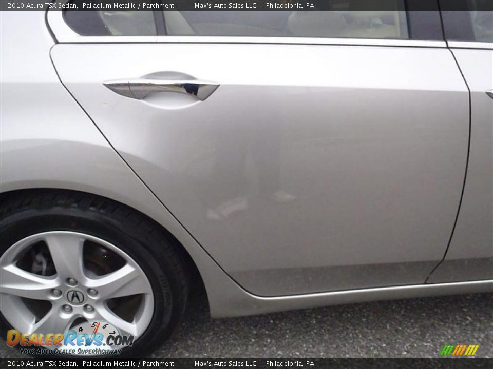 2010 Acura TSX Sedan Palladium Metallic / Parchment Photo #23