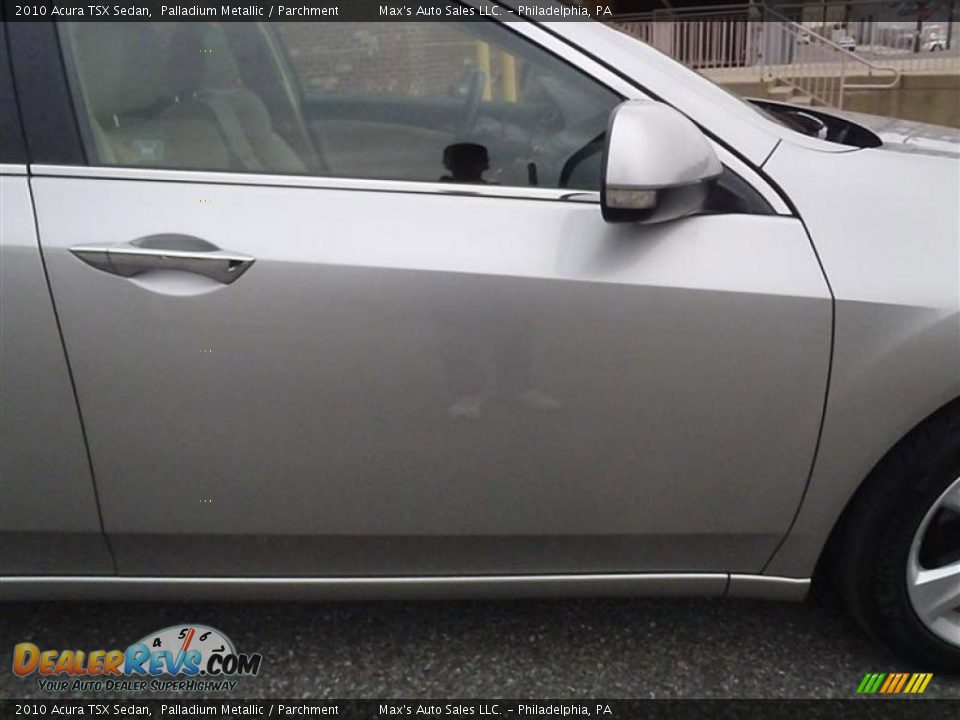 2010 Acura TSX Sedan Palladium Metallic / Parchment Photo #24