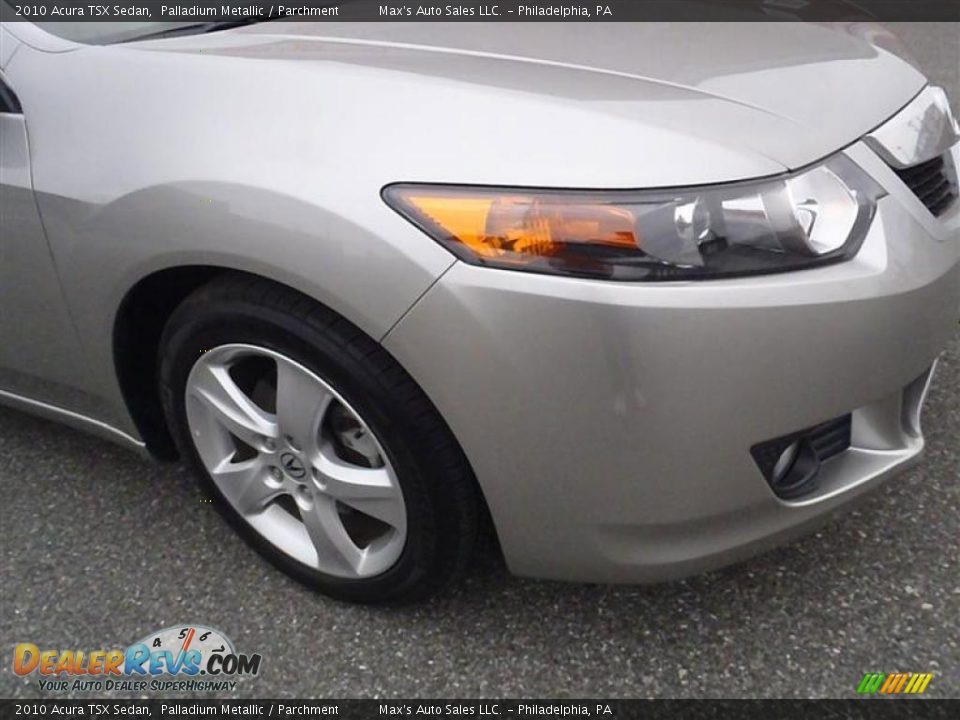 2010 Acura TSX Sedan Palladium Metallic / Parchment Photo #25