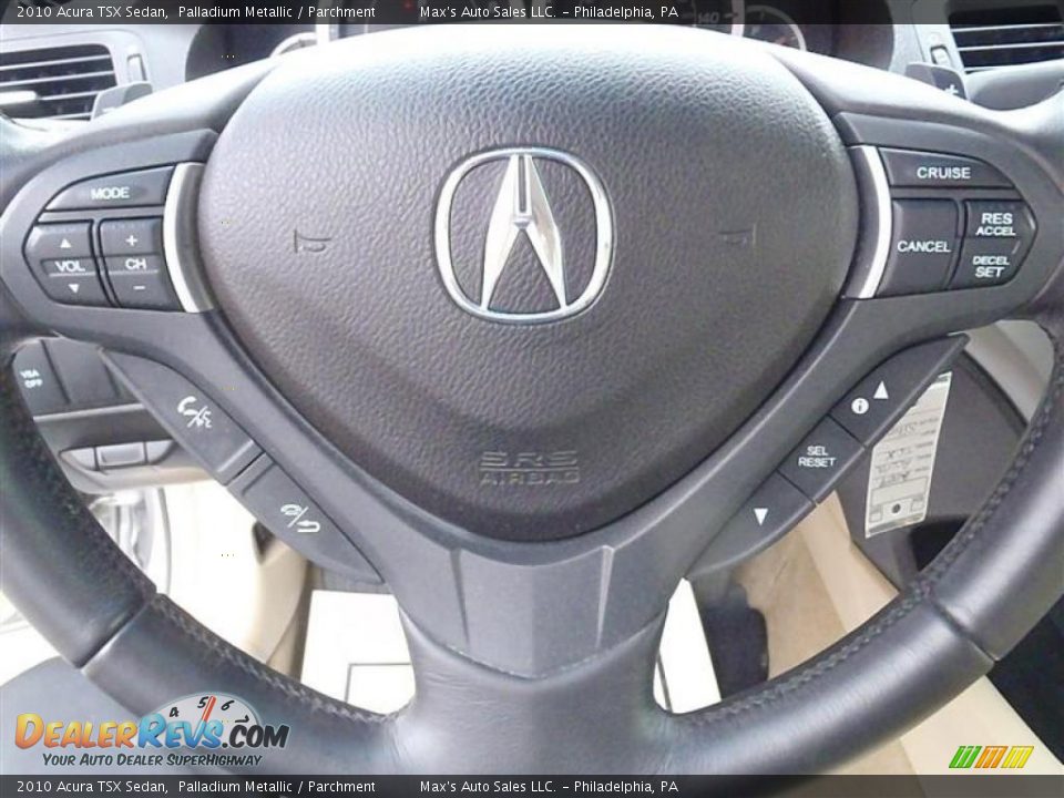 Controls of 2010 Acura TSX Sedan Photo #29