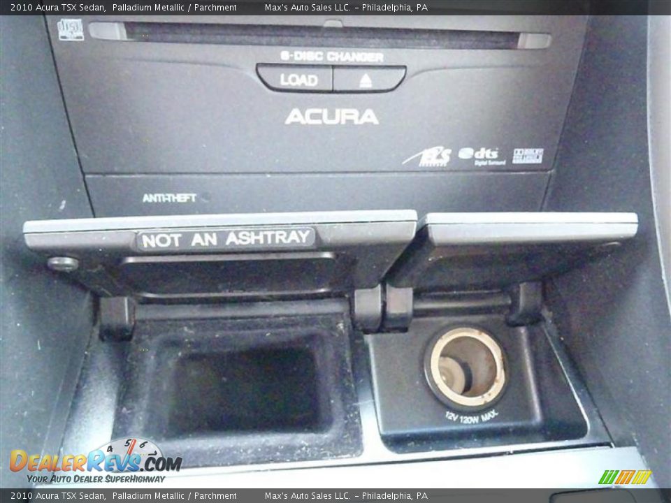 2010 Acura TSX Sedan Palladium Metallic / Parchment Photo #31