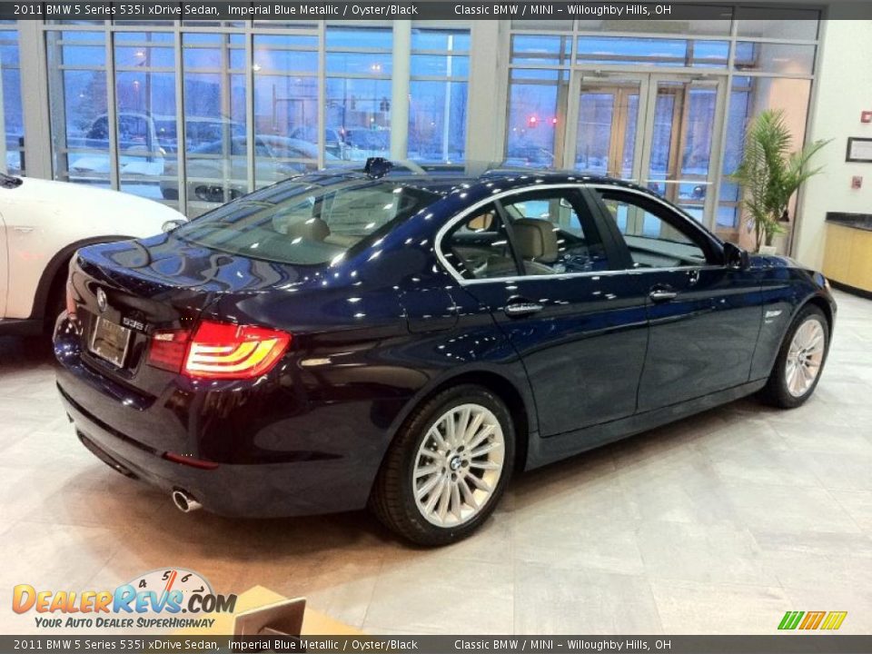 Imperial Blue Metallic 2011 BMW 5 Series 535i xDrive Sedan Photo #4