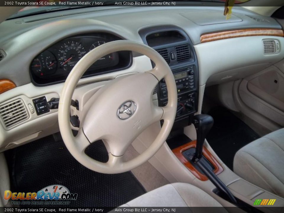 Ivory Interior 2002 Toyota Solara Se Coupe Photo 8