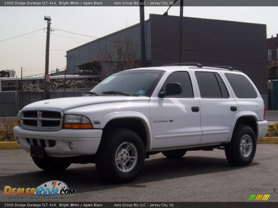 2000 Dodge Durango SLT 4x4 Bright White / Agate Black Photo #1