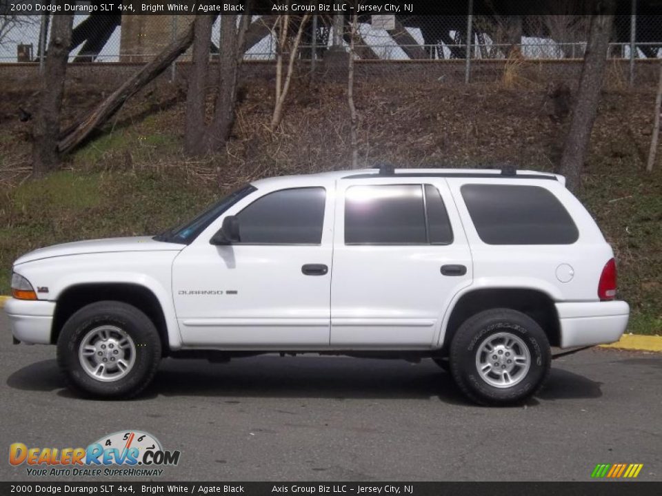 2000 Dodge Durango SLT 4x4 Bright White / Agate Black Photo #4