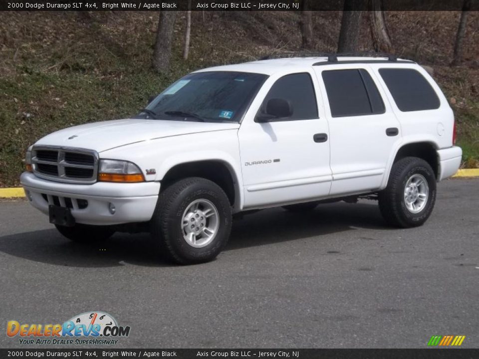 2000 Dodge Durango SLT 4x4 Bright White / Agate Black Photo #6