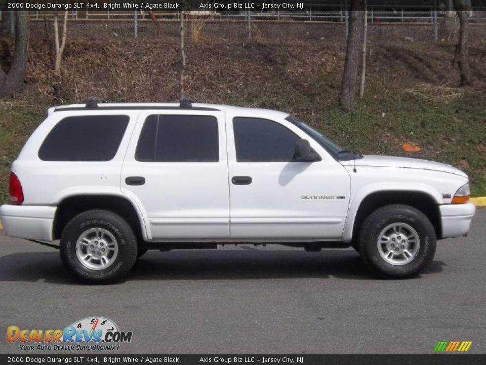 2000 Dodge Durango SLT 4x4 Bright White / Agate Black Photo #12