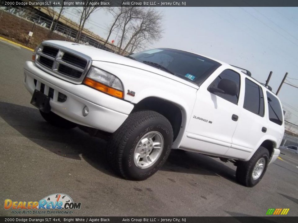 2000 Dodge Durango SLT 4x4 Bright White / Agate Black Photo #30